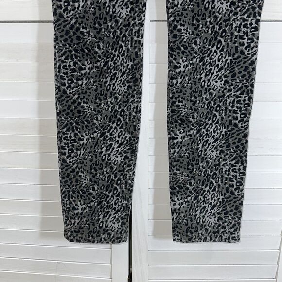 Talbots Jeans Size 4 Leopard Stretch Straight Leg Denim NWT - Picture 6 of 12
